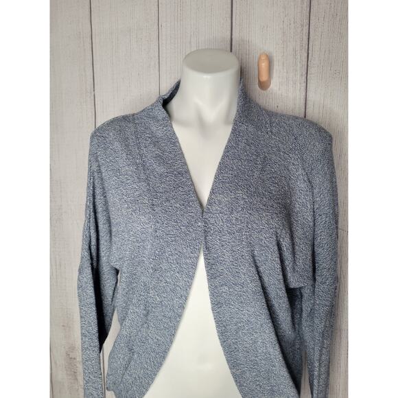 Toad & Co Blue Gray Open Front Cardigan With Organic Cotton Size Small - Picture 2 of 6
